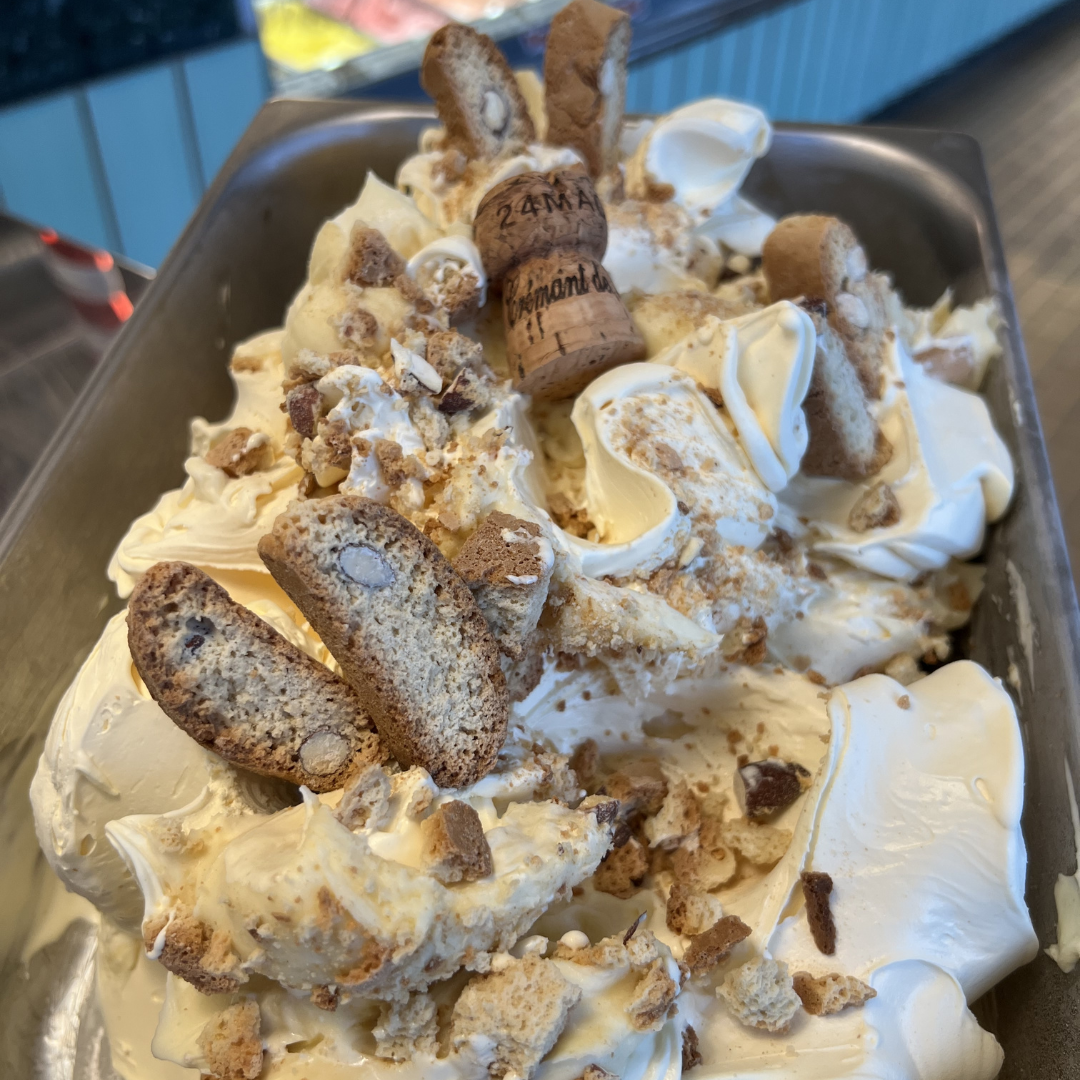 Biscotti champagne trøffel is