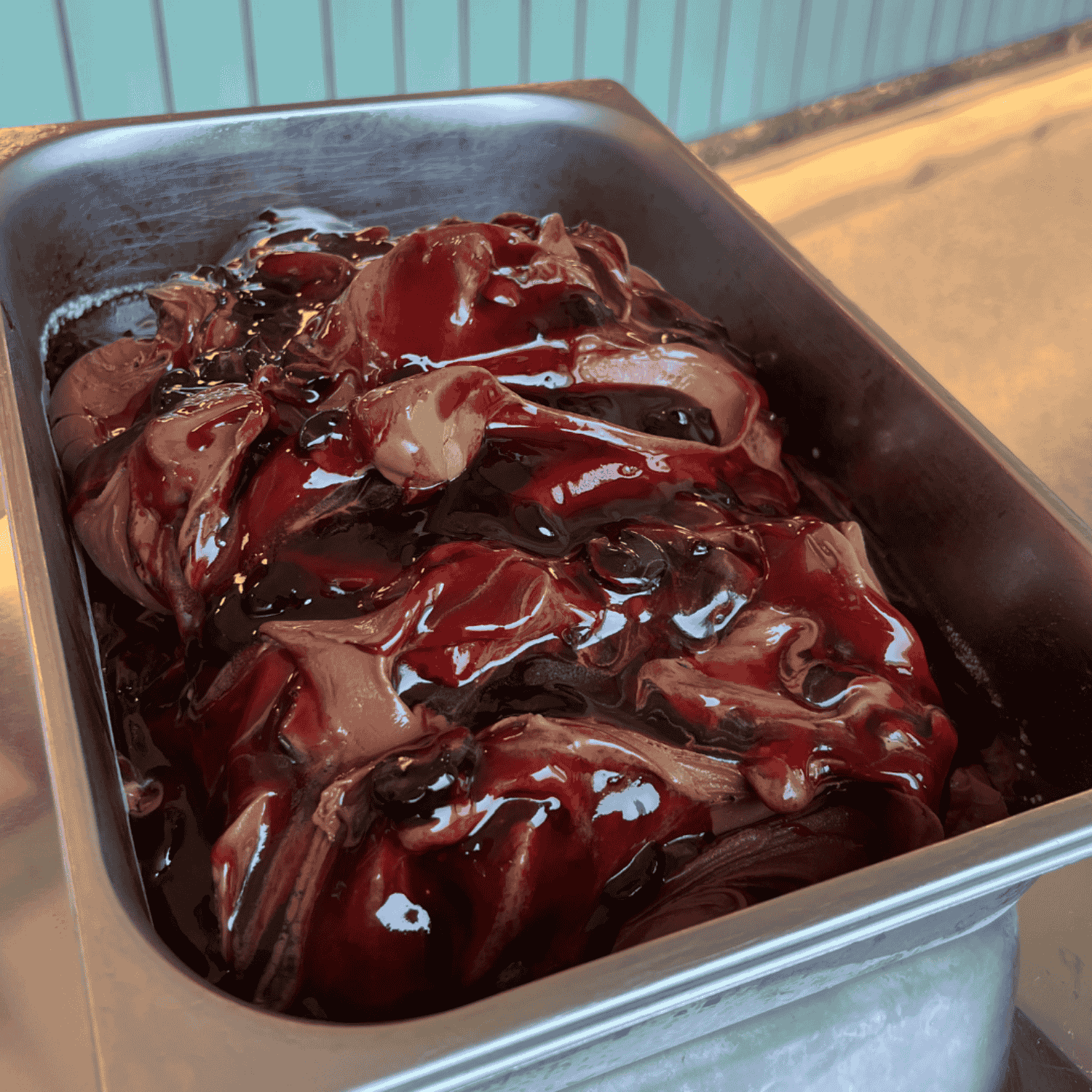 chokolade og kirsebær is vegansk