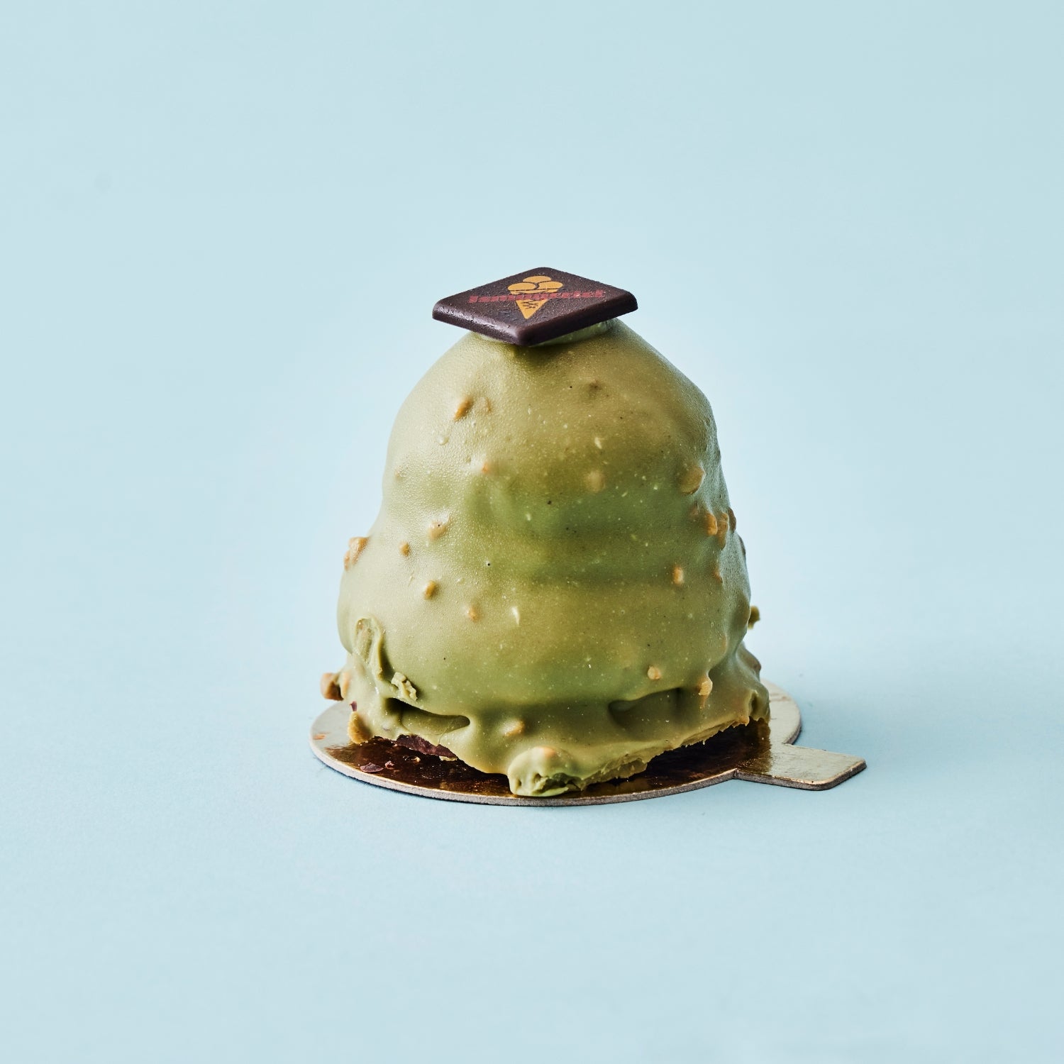 Ice Cream Flødebolle - Marcipan with Pistachio
