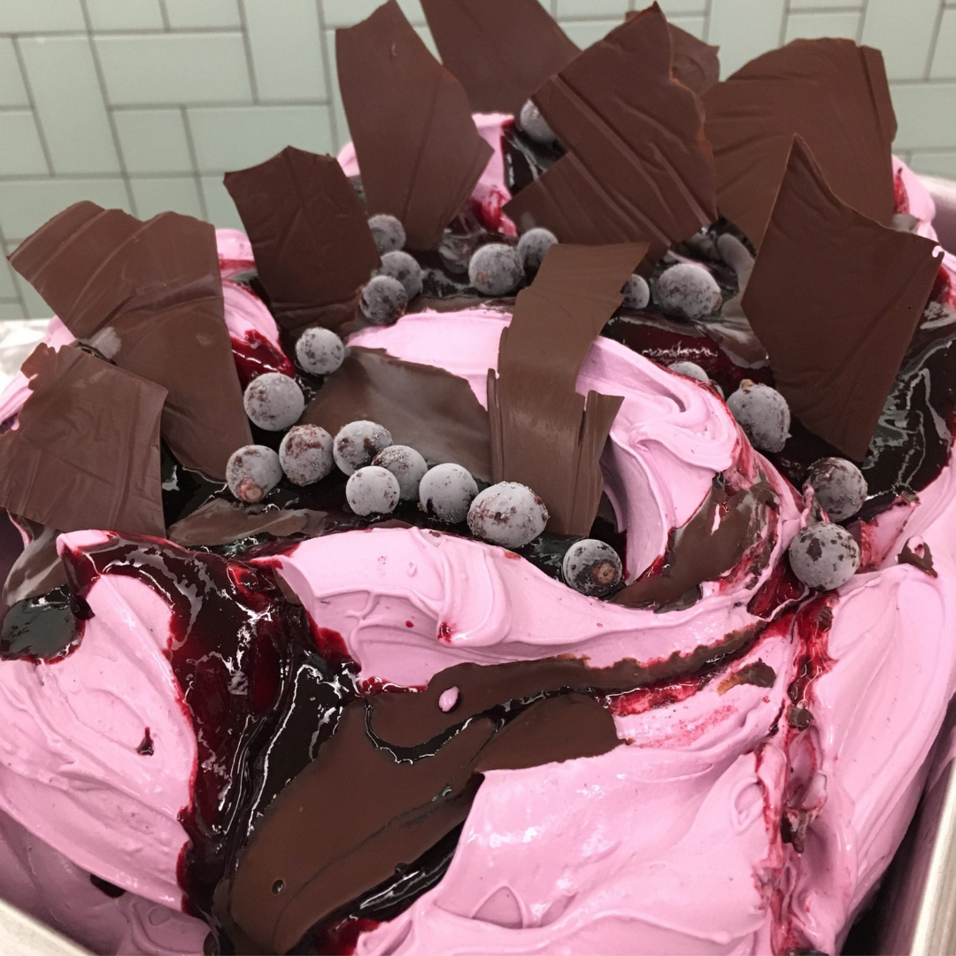 solbæris med chokolade