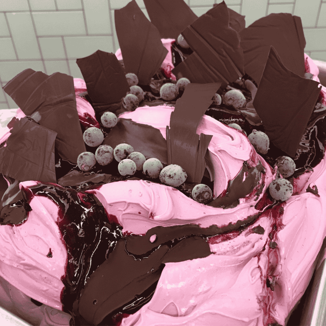 solbæris med chokolade