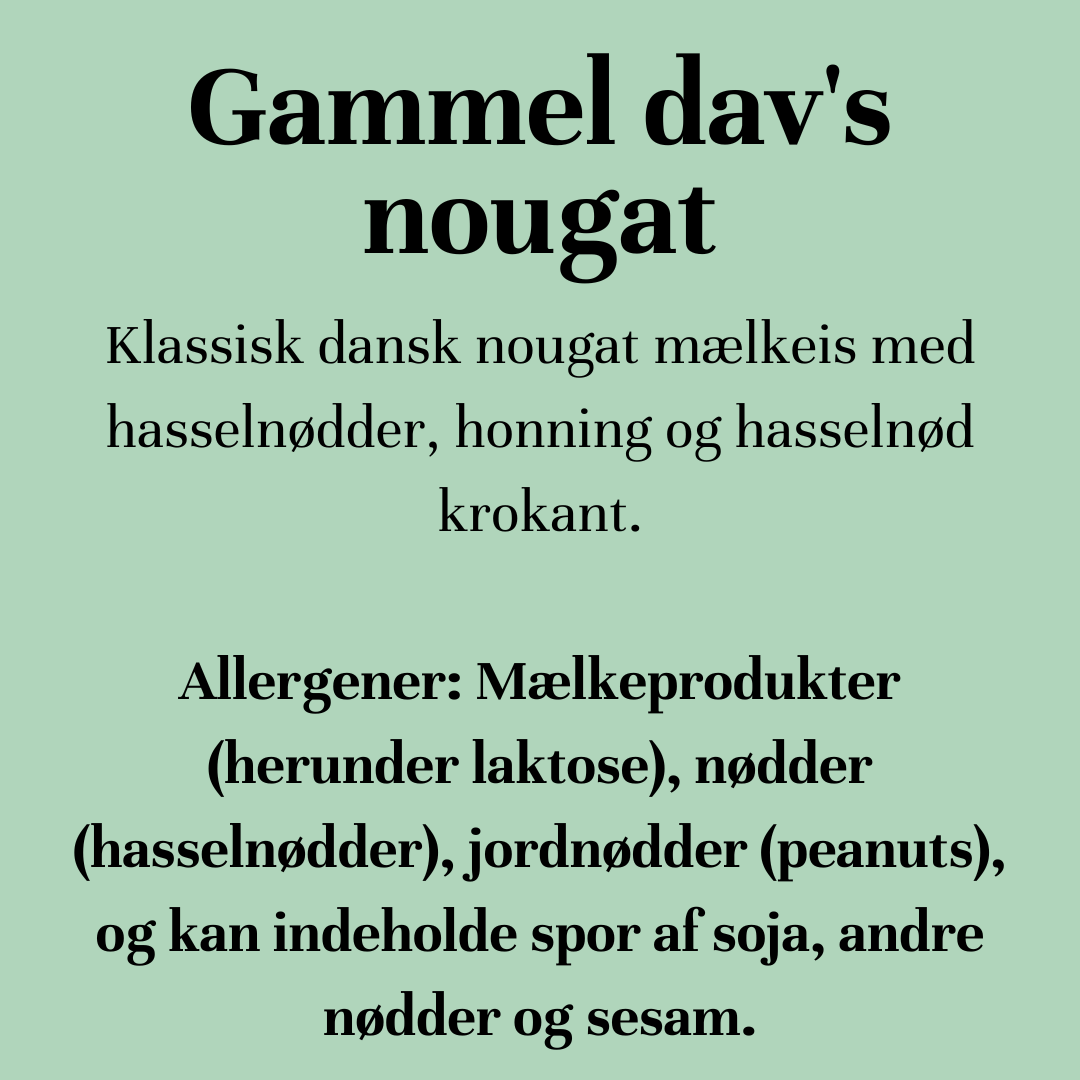 Gammel dav's nougat