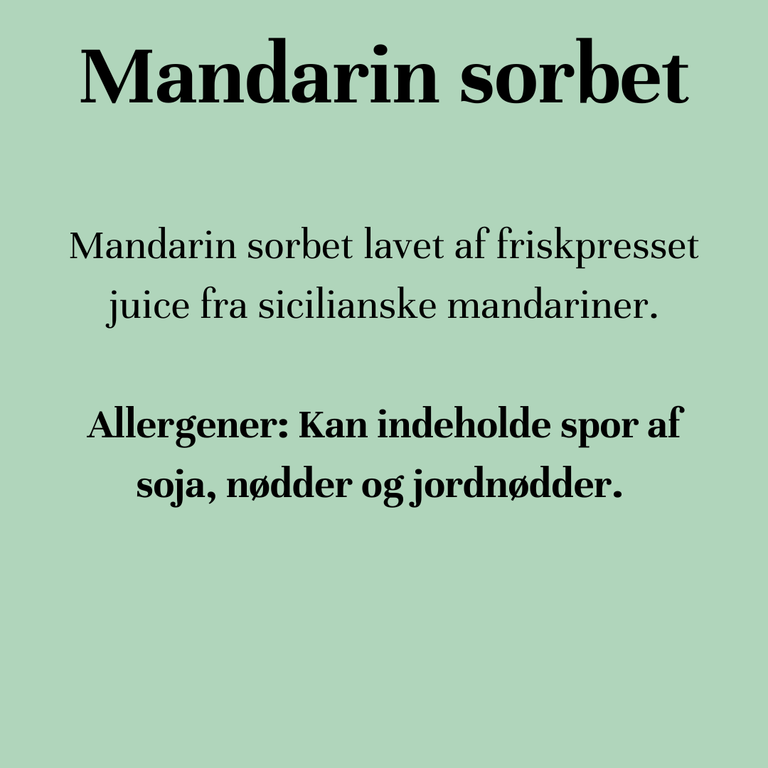 Mandarin Sorbet