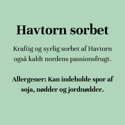 Havtorn sorbet