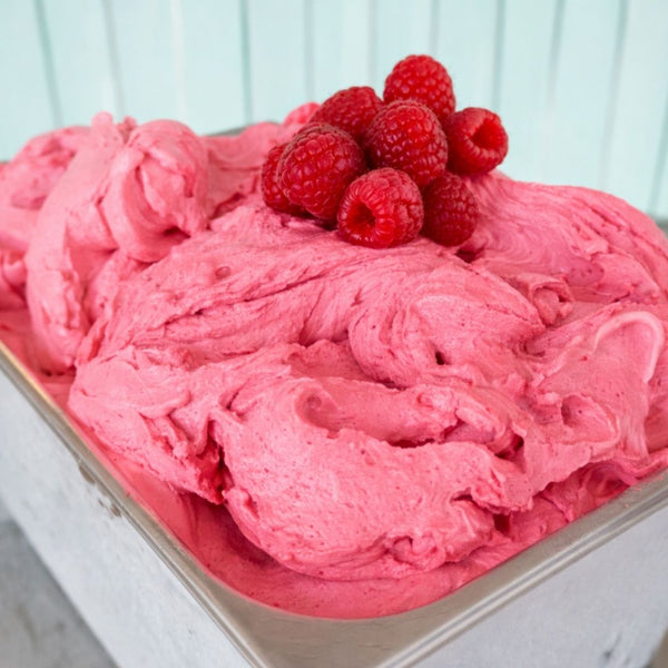 Hindbær sorbet