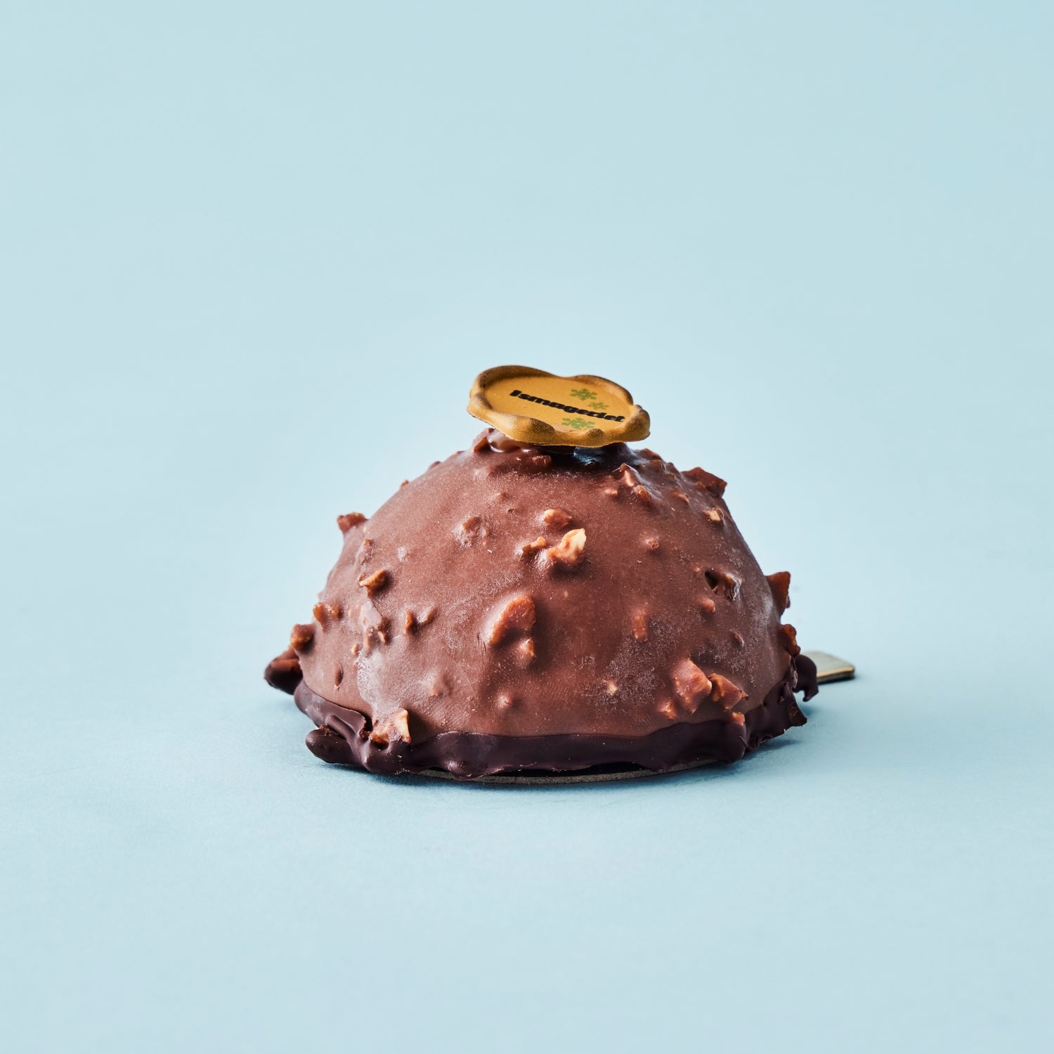 Chocolate and Passion Fruit Ice Cream Bomb