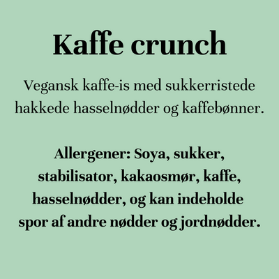 Kaffe crunch - vegansk (KUN I KØDBYEN)