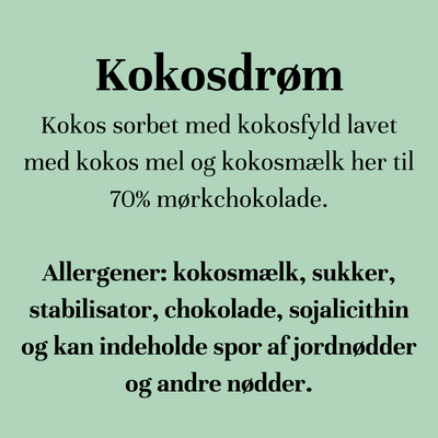 Kokosdrøm - vegansk (KUN I KØDBYEN)