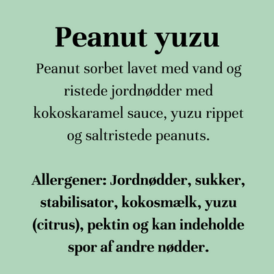 Peanut yuzu - vegansk (KUN I KØDBYEN)