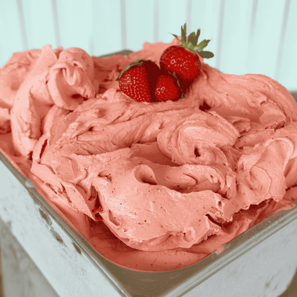 Jordbær sorbet