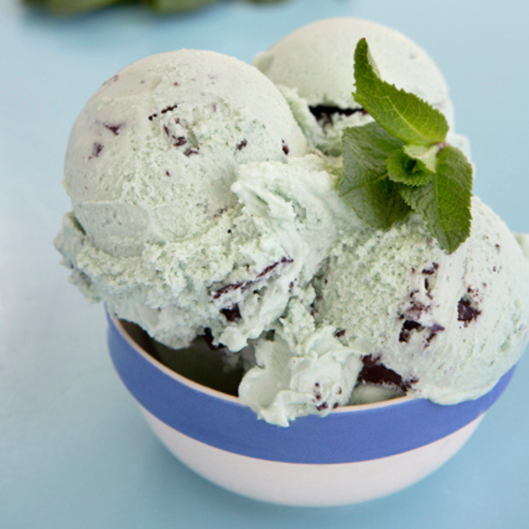 mynte is med chokolade